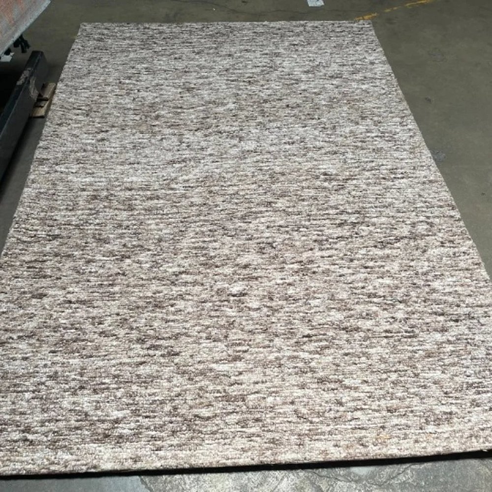 5'3" x 7'6" Feet Wool Handmade Taupe Brown Beige Soft Plush Area Rug